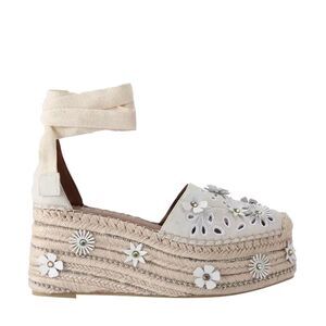 Kurt Geiger Women Flower Wedge Espadrilles